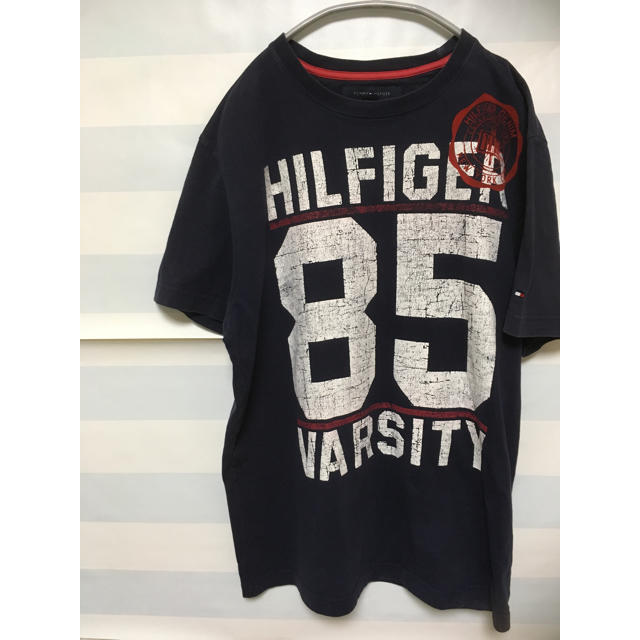 TOMMY HILFIGER(トミーヒルフィガー)の【商品名】　 【90s】トミーヒルフィガーデカプリントTシャツ ゆるダボ メンズのトップス(Tシャツ/カットソー(半袖/袖なし))の商品写真