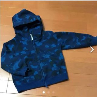 アベイシングエイプ(A BATHING APE)の【専用です。】BAPE KIDS パーカー カモ APE bape(ジャケット/上着)