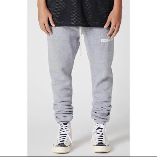 fog essentials gray sweat pants