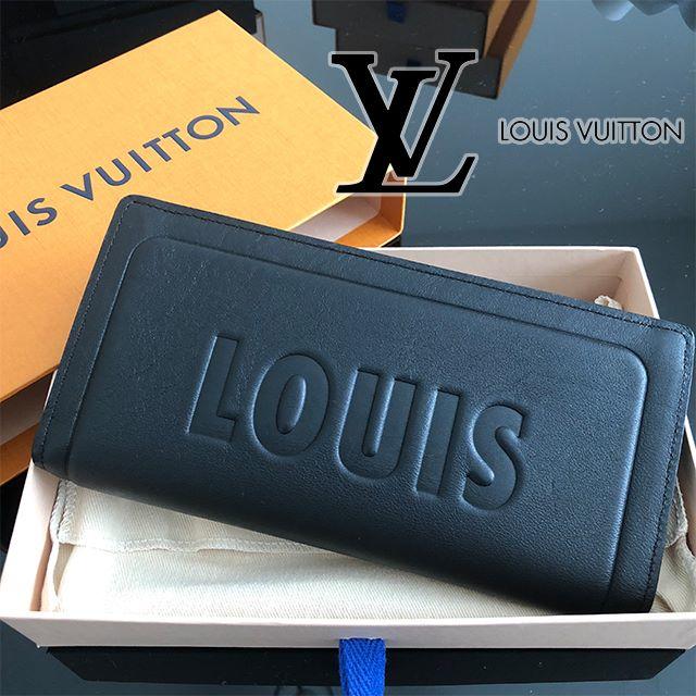 LOUIS VUITTON - Louis Vuitton ポルトフォイユ・ブラザ ブラック