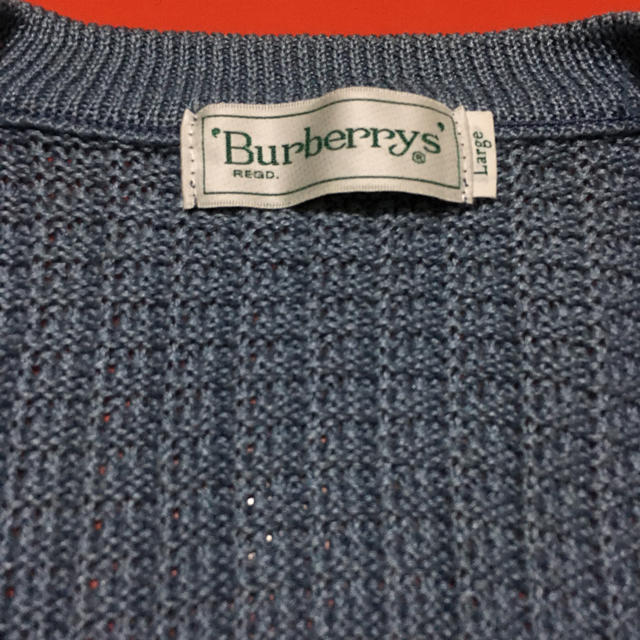 BURBERRY(バーバリー)のBURBERRY ベスト バーバリー ヴィンテージ シルク 激レア ジレ ニット メンズのトップス(ベスト)の商品写真