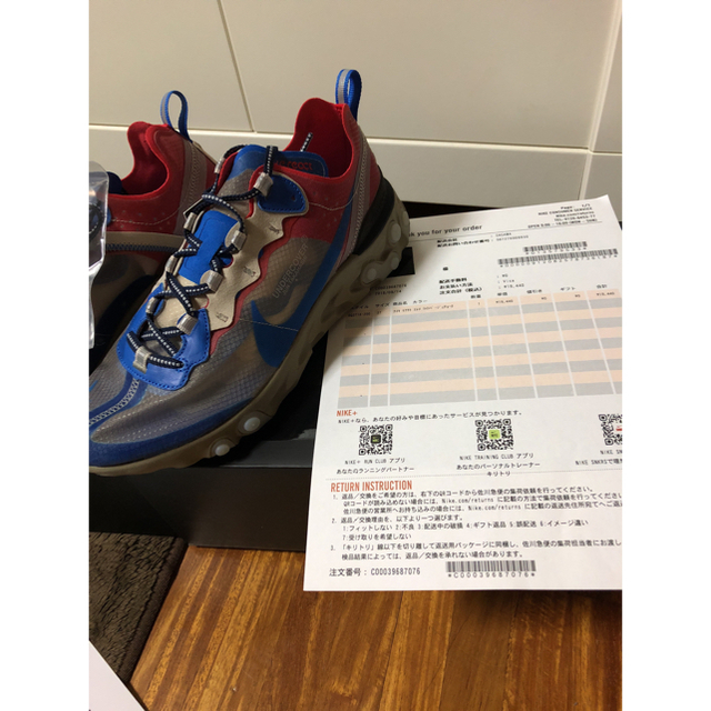 UNDERCOVER(アンダーカバー)のUNDERCOVER × NIKE REACT ELEMENT 87  メンズの靴/シューズ(スニーカー)の商品写真