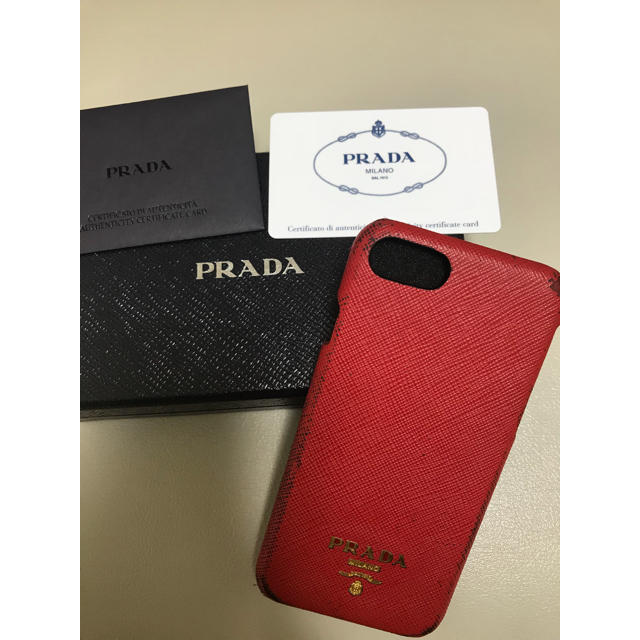 PRADA(プラダ)のプラダ アイフォンケース スマホ/家電/カメラのスマホアクセサリー(iPhoneケース)の商品写真