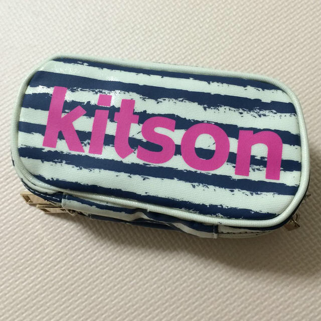 KITSON(キットソン)のkitson ボーダーポーチ♡ レディースのファッション小物(ポーチ)の商品写真