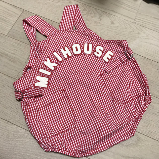 mikihouse(ミキハウス)のミキハウス★だるまオール キッズ/ベビー/マタニティのベビー服(~85cm)(カバーオール)の商品写真