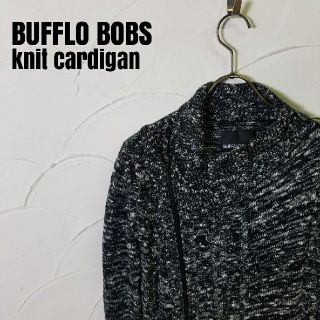 バッファローボブス(BUFFALO BOBS)のBUFFALO BOBS NOIR/バッファローボブズ  ニットカーディガン(カーディガン)