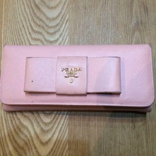 プラダ(PRADA)の正規品PRADA リボン長財布(財布)