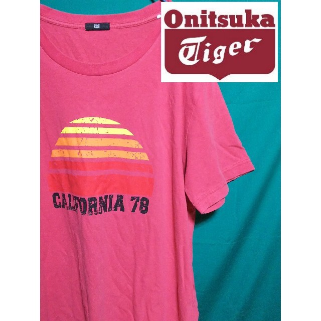 Onitsuka Tiger - ⬛️セット予約⬛️オニヅカタイガー ビックロゴTシャツ Lサイズアシックス製