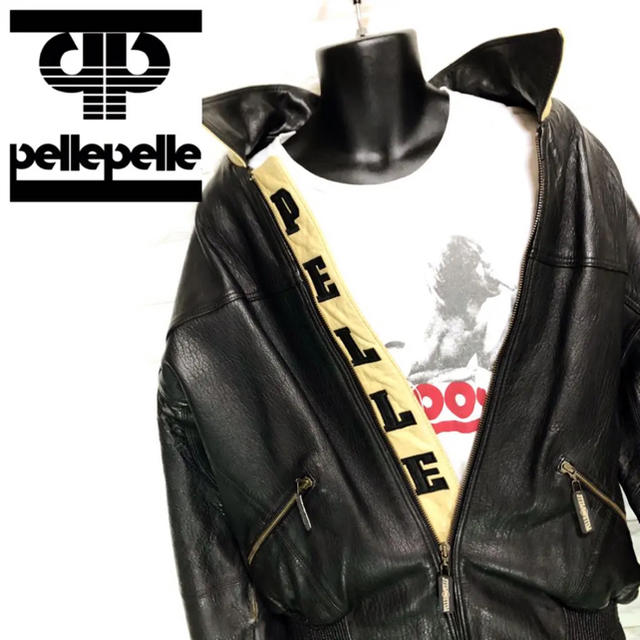 PELLE PELLE(ペレペレ)の【完売品】PELLE PELLE ヴィンテージ羊革ジャケット ビックシルエット メンズのジャケット/アウター(レザージャケット)の商品写真
