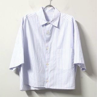 サンシー(SUNSEA)のuru stripe shirts(シャツ)