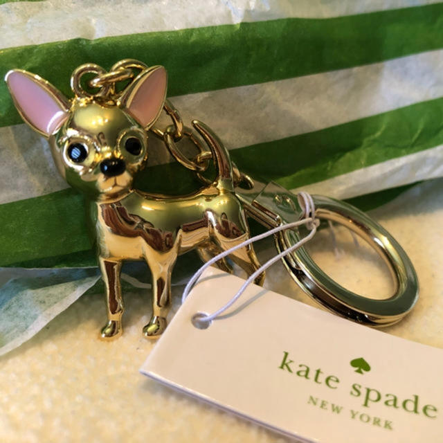 ケイトスペード kate spade チワワ キーホルダー