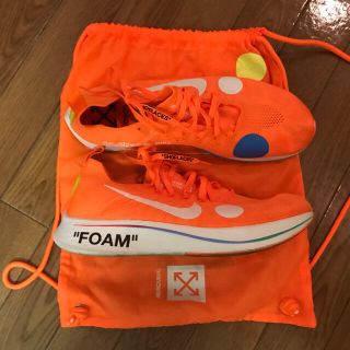 ナイキ(NIKE)のOff white nike mercurial zoomfly 29cm (スニーカー)