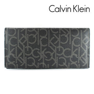 カルバンクライン(Calvin Klein)の新品 カルバンクライン 長財布 メンズ ブラック レザー 79467BK(長財布)