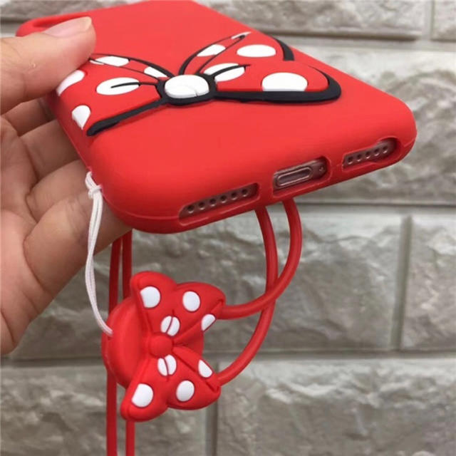 Disney(ディズニー)のiPhoneシリコンケース ミッキー&ミニー☆対応機種多数☆ スマホ/家電/カメラのスマホアクセサリー(iPhoneケース)の商品写真