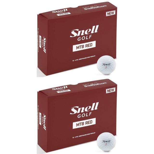 【送料無料】SNELL MTB RED スネルボール 新品 4ダース 正規品