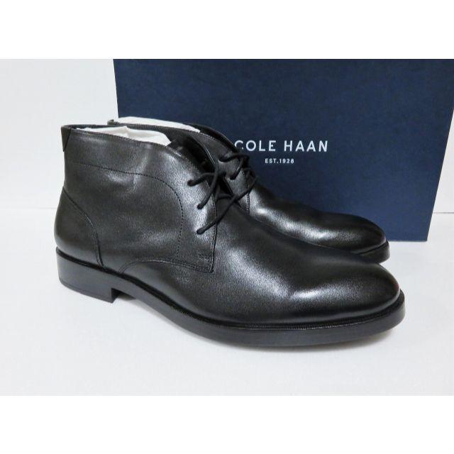 ブラック定価新品 COLE HAAN HARRISON GRAND CHKKA 9 メンズ