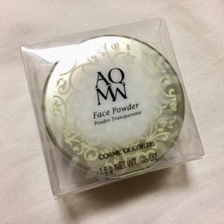 コスメデコルテ(COSME DECORTE)のコスメデコルテ AQMW フェイスパウダー 01 ミニサイズ(フェイスパウダー)