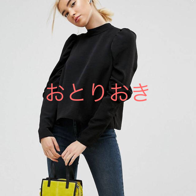 asos(エイソス)のハイネック ブラウス レディースのトップス(シャツ/ブラウス(長袖/七分))の商品写真