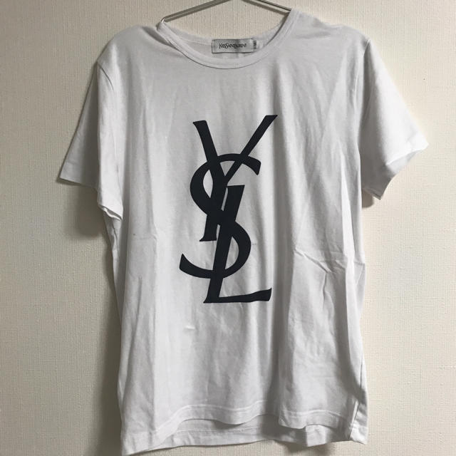 超美品★SAINT LAURENTサンローラン ロゴTシャツ レディース/メンズ