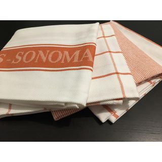 ウィリアムズソノマ(Williams-Sonoma)の【新品】Williams-Sonoma キッチンタオル ４枚セット(収納/キッチン雑貨)