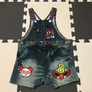 ヒステリックミニ(HYSTERIC MINI)の【琥珀マム様専用】HYSTERIC MINI -フェイクデニムサロペット-(カバーオール)