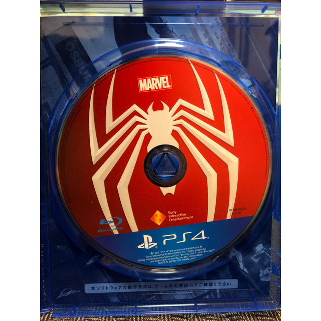 PlayStation4(プレイステーション4)のMarvel's Spider-Man PS4 エンタメ/ホビーのゲームソフト/ゲーム機本体(家庭用ゲームソフト)の商品写真