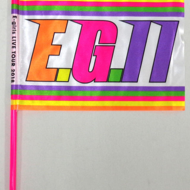 E-girls(イーガールズ)のEG11 フラッグ エンタメ/ホビーのタレントグッズ(ミュージシャン)の商品写真