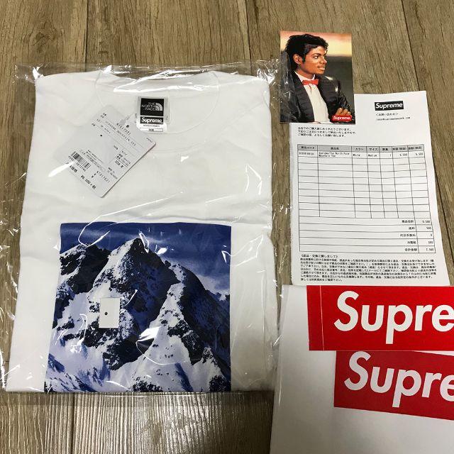 【M】Supreme × The North Face 雪山T