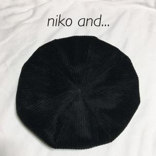 ニコアンド(niko and...)のコーデュロイベレー帽(ハンチング/ベレー帽)