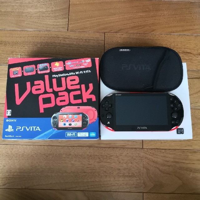 PlayStation Vita - PS vita バリューパック 赤黒の通販 by ウンキチ's