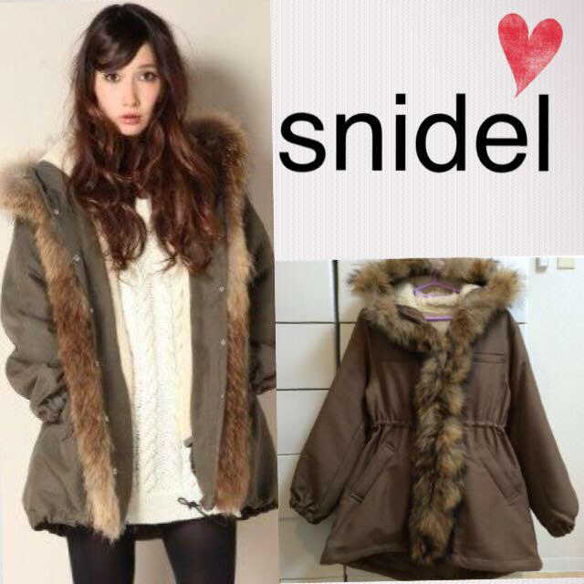 snidel♡雑誌掲載モッズコート♩