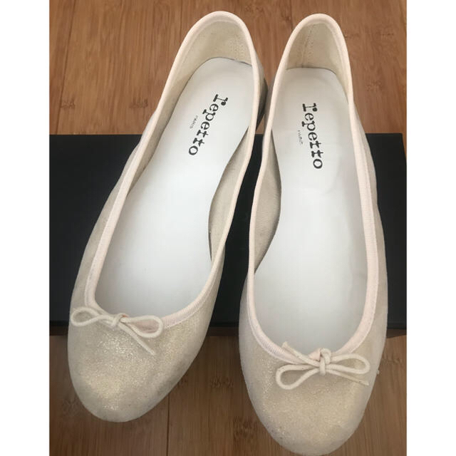 repetto - レペット repetto サンドリヨン バレエシューズ ゴールド 40 ...