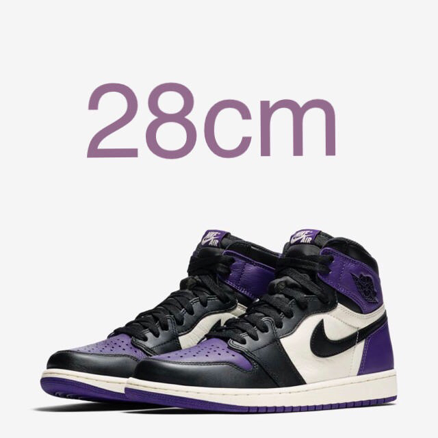 NIKE(ナイキ)のAIR JORDAN1 COURT PURPLE  エアジョーダン1  メンズの靴/シューズ(スニーカー)の商品写真