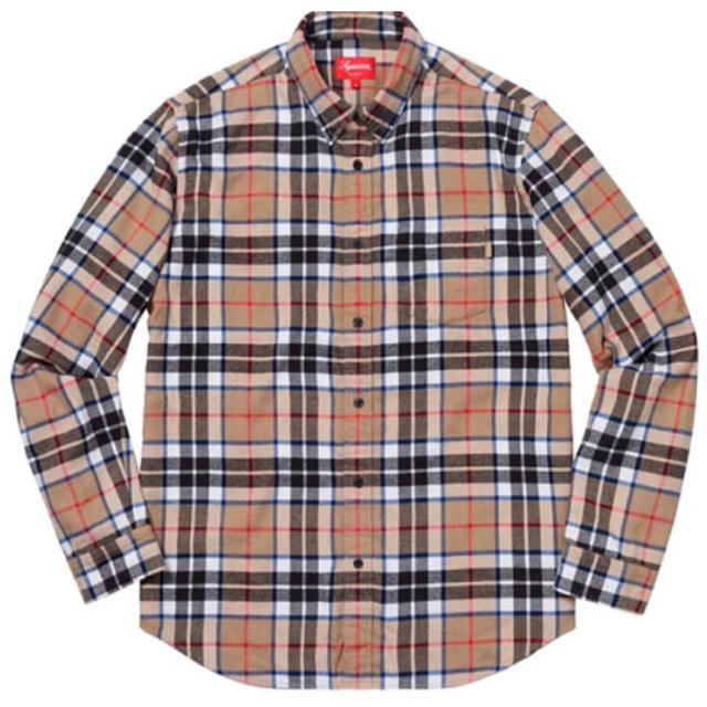 Supreme Tartan L/S Flannel Shirt Sサイズ - シャツ