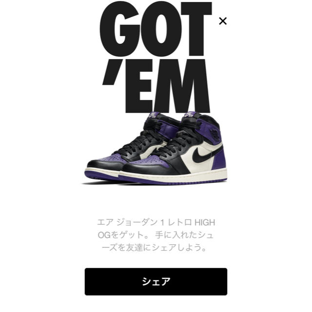 NIKE(ナイキ)の28.5㎝ NIKE AIR JORDAN 1 RETRO HIGH OG メンズの靴/シューズ(スニーカー)の商品写真