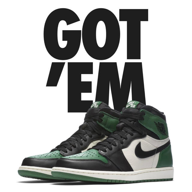 NIKE(ナイキ)のnike jordan1 pine green メンズの靴/シューズ(スニーカー)の商品写真