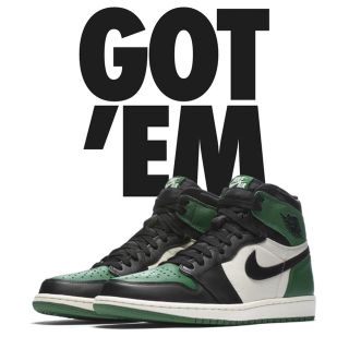 ナイキ(NIKE)の新品 Nike Air Jordan 1 green 25.5(スニーカー)