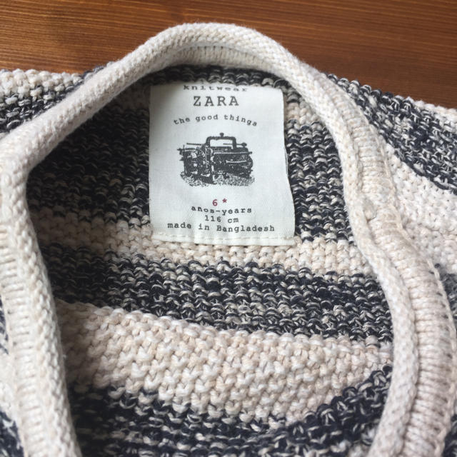 ZARA KIDS(ザラキッズ)の薄手のセーター キッズ/ベビー/マタニティのキッズ服男の子用(90cm~)(Tシャツ/カットソー)の商品写真