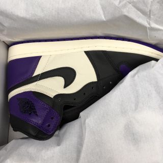 ナイキ(NIKE)のair jordan1 purple 28cm(スニーカー)