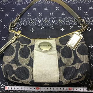 コーチ(COACH)のCOACH デニム バッグ(ハンドバッグ)