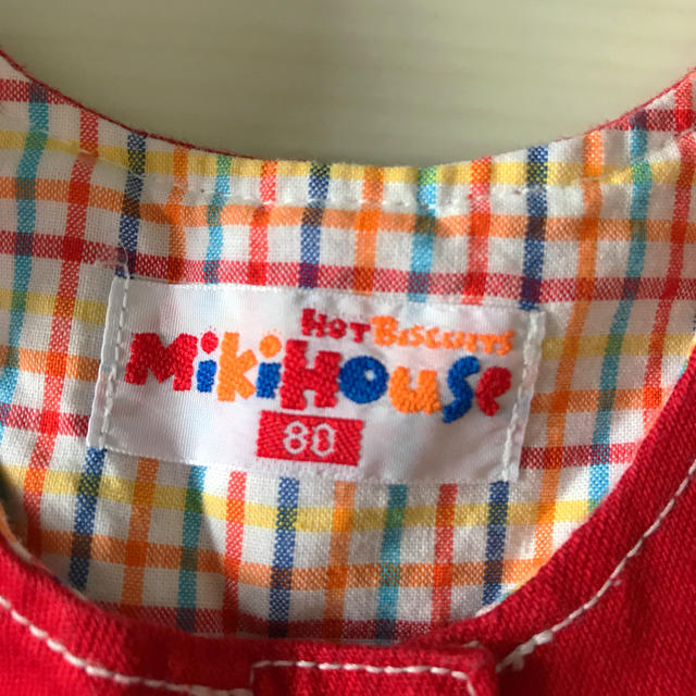 mikihouse(ミキハウス)のミキハウスワンピース キッズ/ベビー/マタニティのベビー服(~85cm)(ワンピース)の商品写真