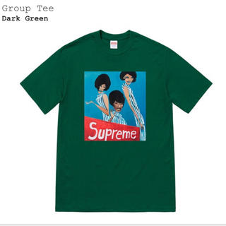 シュプリーム(Supreme)のGroup tee dark green L(Tシャツ/カットソー(半袖/袖なし))