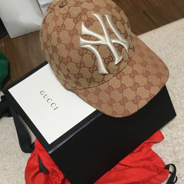 Gucci(グッチ)の Gucciキャップ ニューヨークヤンキース NY メンズの帽子(キャップ)の商品写真