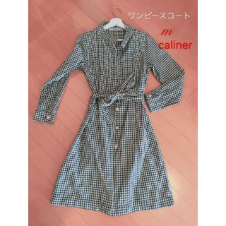 ニコアンド(niko and...)のCALINERカリネシャツコートギンガムチェック ネイビー  ⑅⿻フリー(シャツ/ブラウス(長袖/七分))