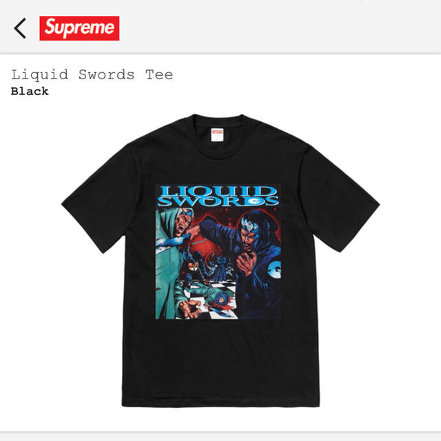 新品 Supreme Liquid Tee 白 S 18fw