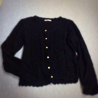 アクシーズファム(axes femme)のaxes femme黒カーディガン♥︎(カーディガン)