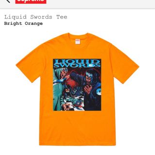 シュプリーム(Supreme)のsupreme liquid swords tee XL orange(Tシャツ/カットソー(半袖/袖なし))