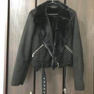 ザラ(ZARA)のZARA スエードライダース Lサイズ(ライダースジャケット)