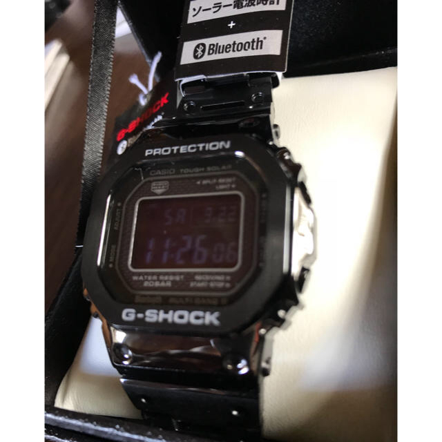 G-SHOCK(ジーショック)の【2本売り】G-SHOCK フルメタル  ゴールド&ブラック メンズの時計(腕時計(デジタル))の商品写真