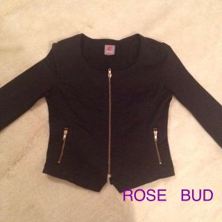 ローズバッド(ROSE BUD)のROSEBUD  ノーカラージャケット(ノーカラージャケット)